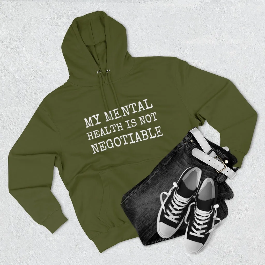 Mental Health Not Negotiable - Unisex EcoSmart® Pullover Hoodie