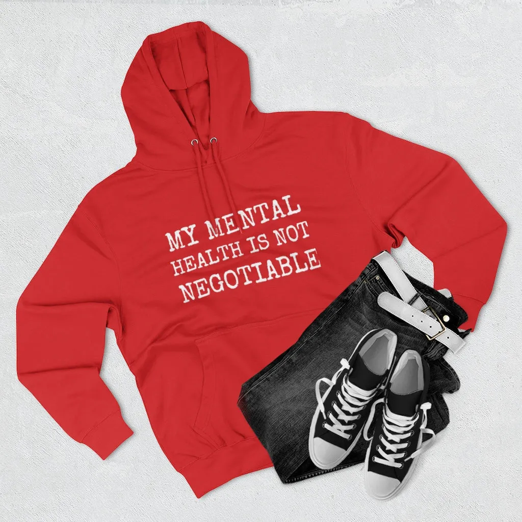 Mental Health Not Negotiable - Unisex EcoSmart® Pullover Hoodie