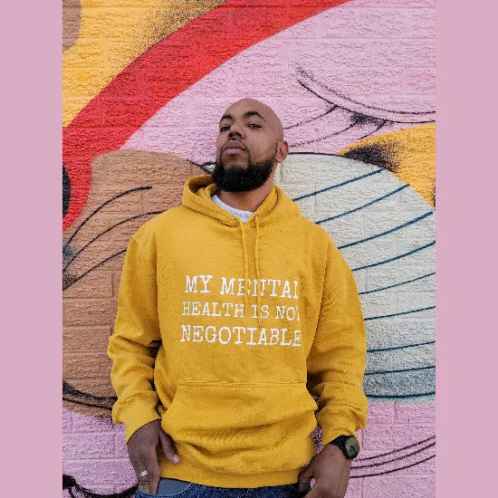 Mental Health Not Negotiable - Unisex EcoSmart® Pullover Hoodie