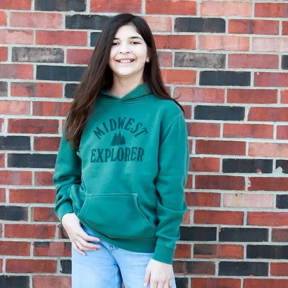 Midwest Explorer Pigment Dyed Youth Hoodie (Discontinued)
