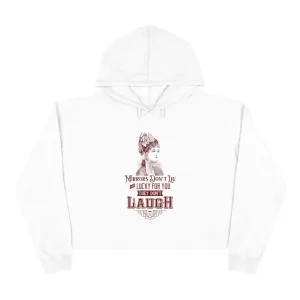 MIRRORS DON'T LIE Crop Hoodie