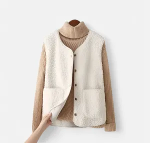 Monacogents | Warm Fleece Buttoned Waistcoat