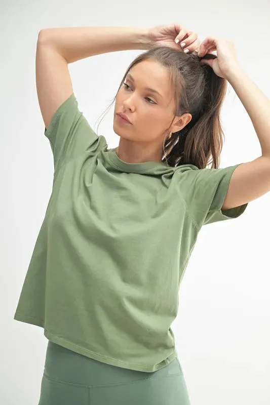 MONO B Round Neck Short Sleeve T-Shirt