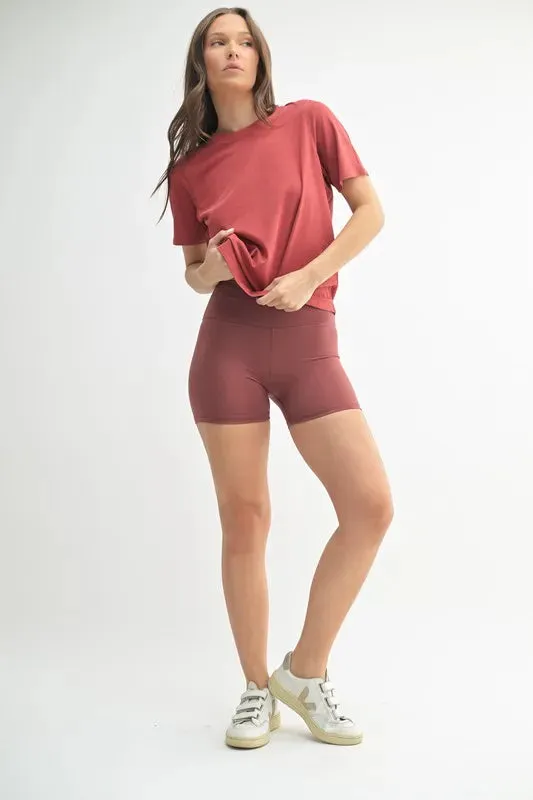 MONO B Round Neck Short Sleeve T-Shirt