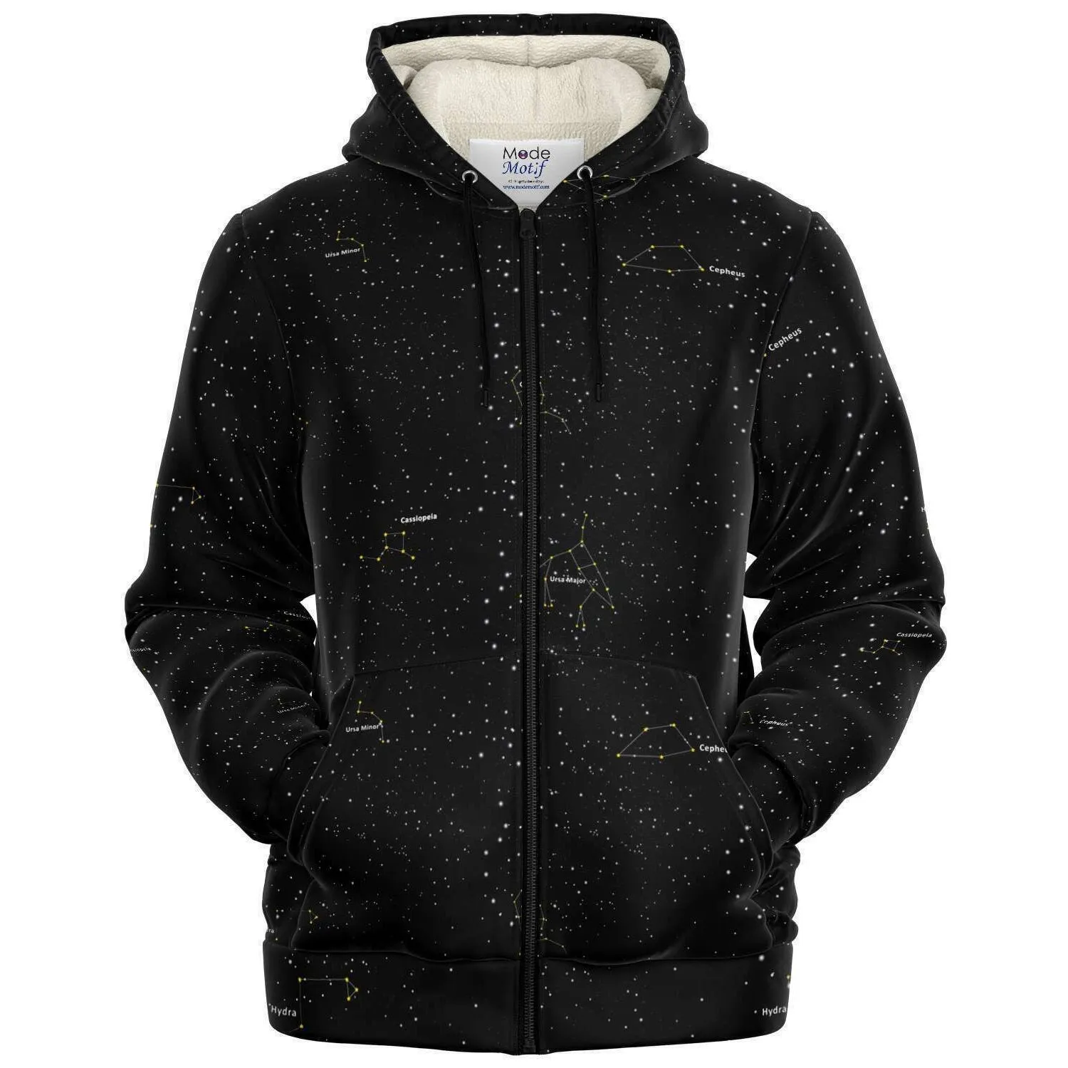 Moon Phases Hoodie Jacket