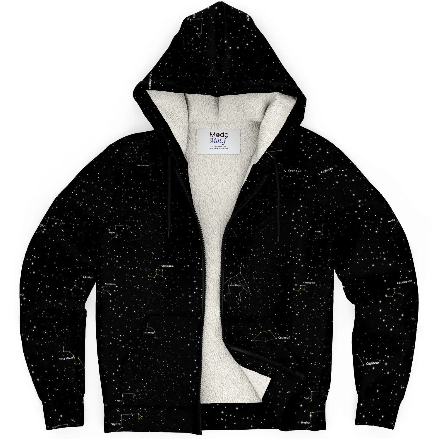 Moon Phases Hoodie Jacket