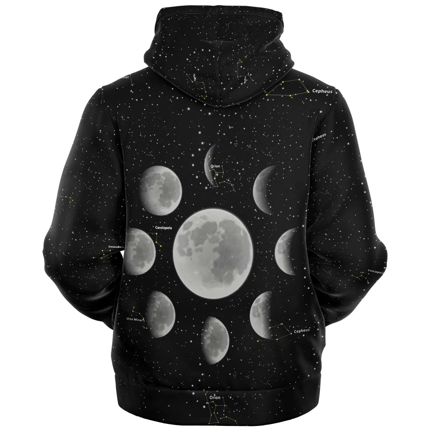 Moon Phases Hoodie Jacket
