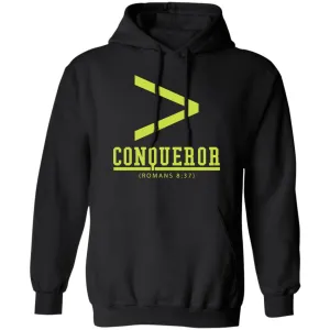 More Than a Conqueror Black (Neon) Hoodie