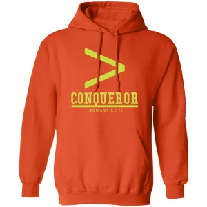 More Than a Conqueror Orange (Neon) Hoodie