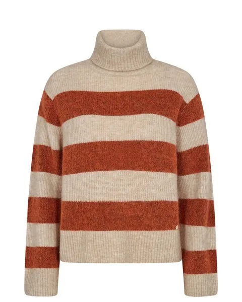 Mos Mosh Aidy Thora Stripe Rollneck Jersey