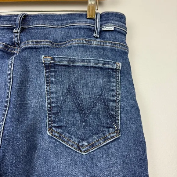 Mother Denim Cutoff Indigo Jean Shorts