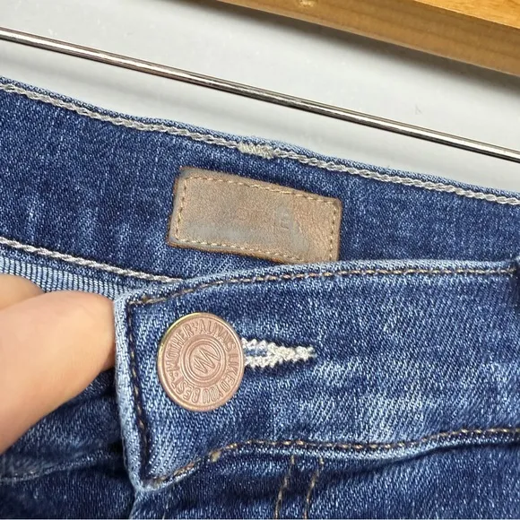 Mother Denim Cutoff Indigo Jean Shorts