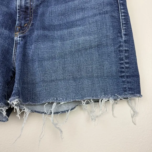 Mother Denim Cutoff Indigo Jean Shorts