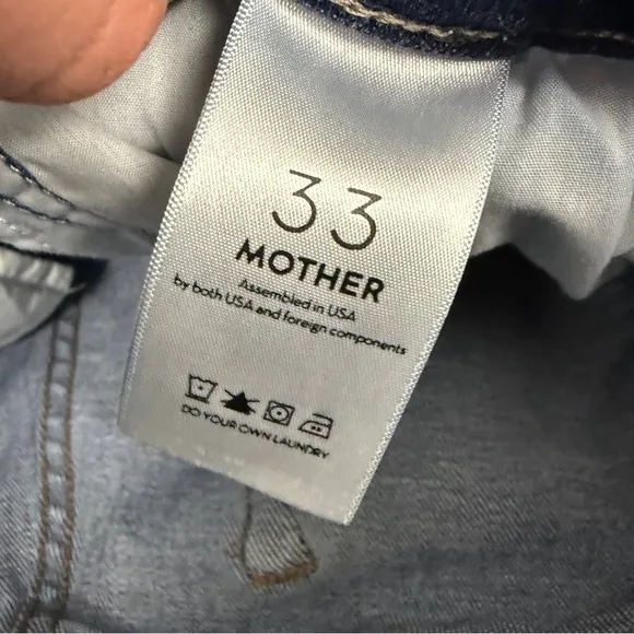 Mother Denim Cutoff Indigo Jean Shorts