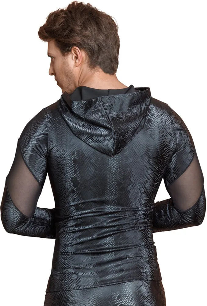 NEK Snake Pattern Hooded Top