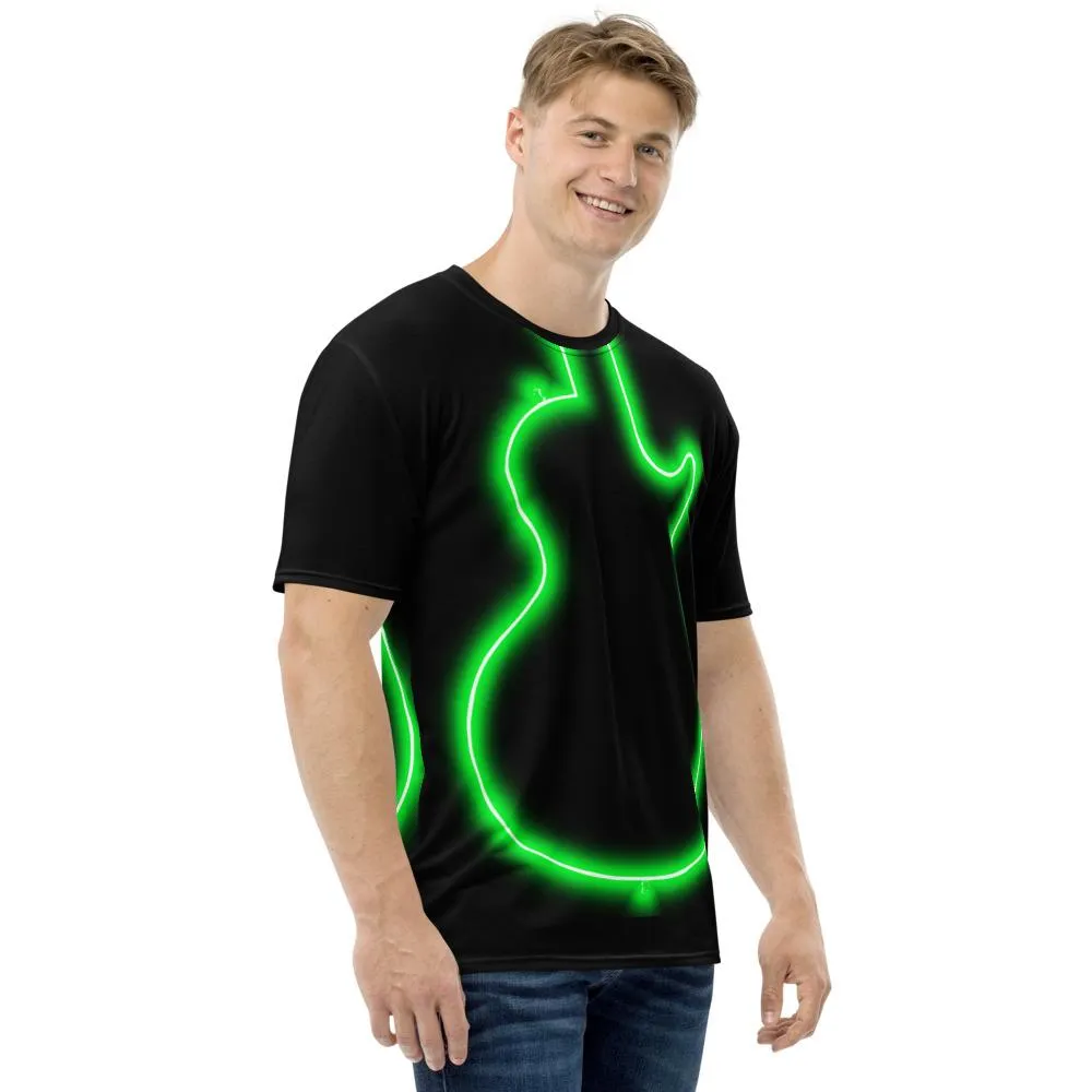 Neon Green LP Guitar T-shirt