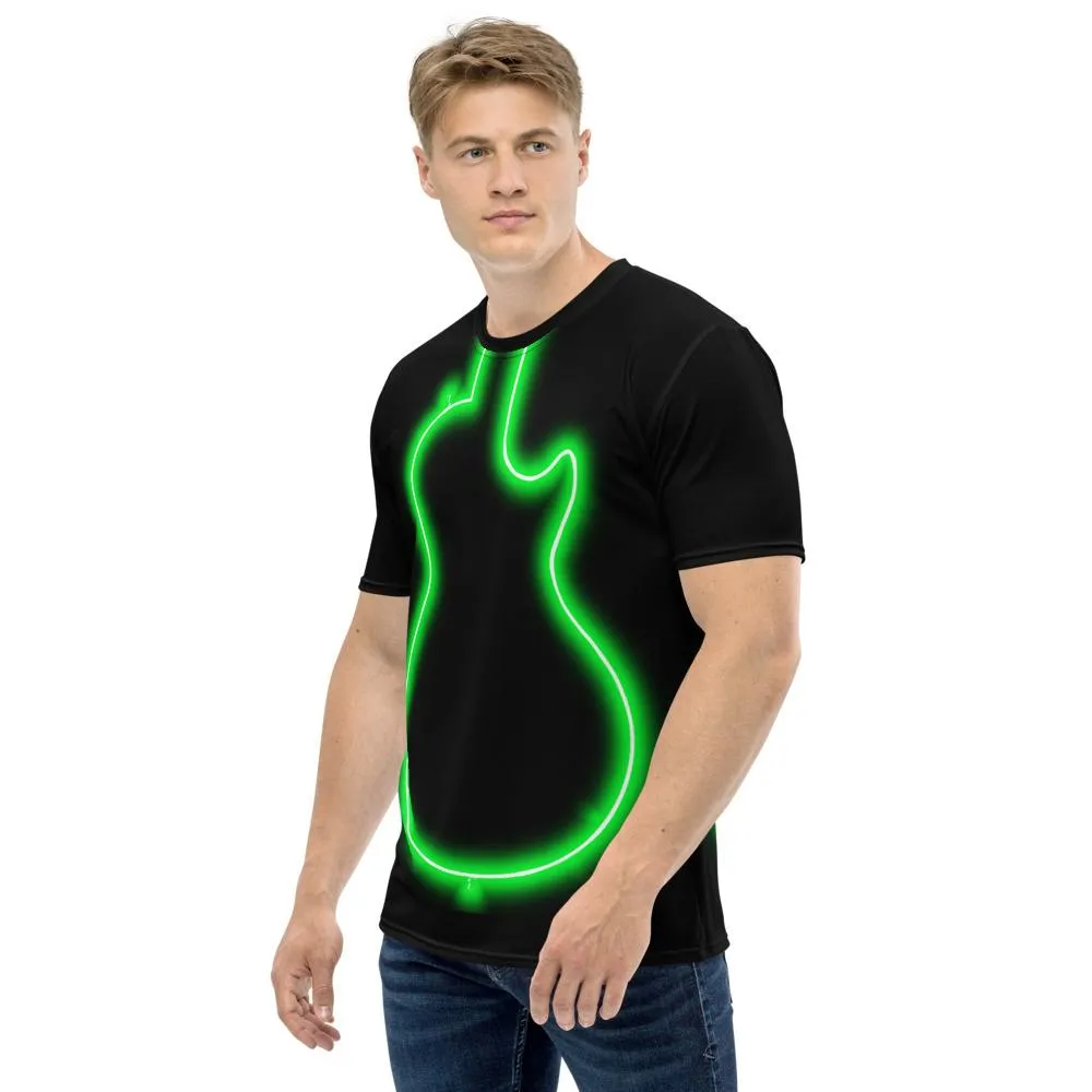 Neon Green LP Guitar T-shirt