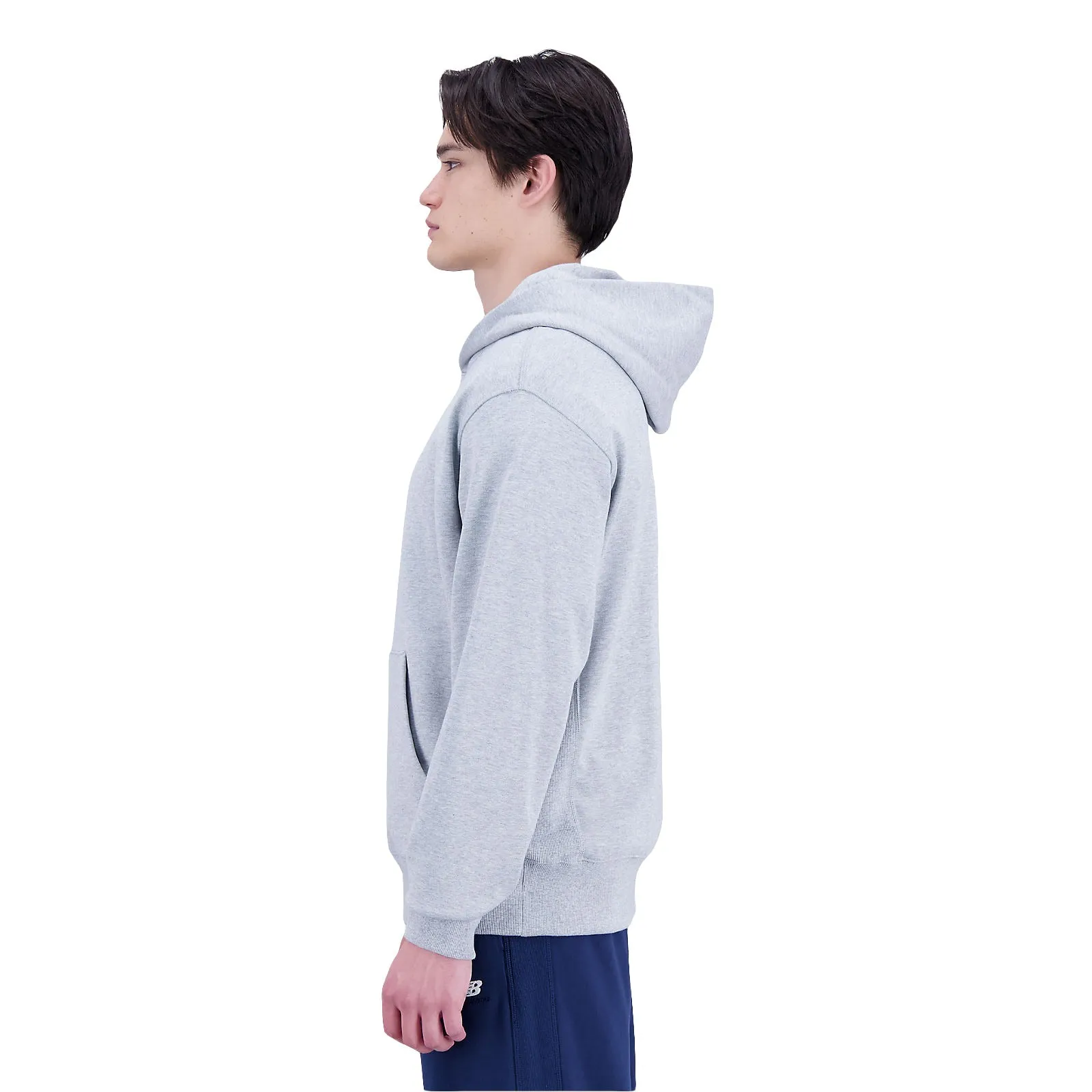 New Balance Men Remastered Graphic French Hoodie Athletic Grey MT31502-AG