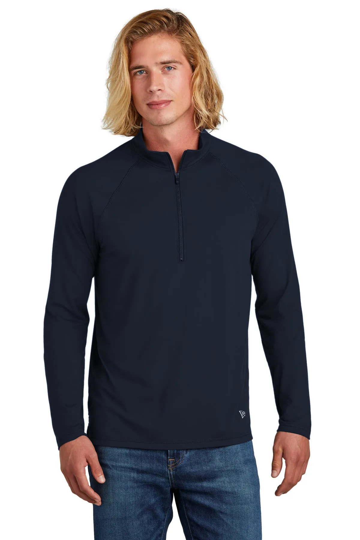 New Era Power 1/2-Zip NEA228 True Navy