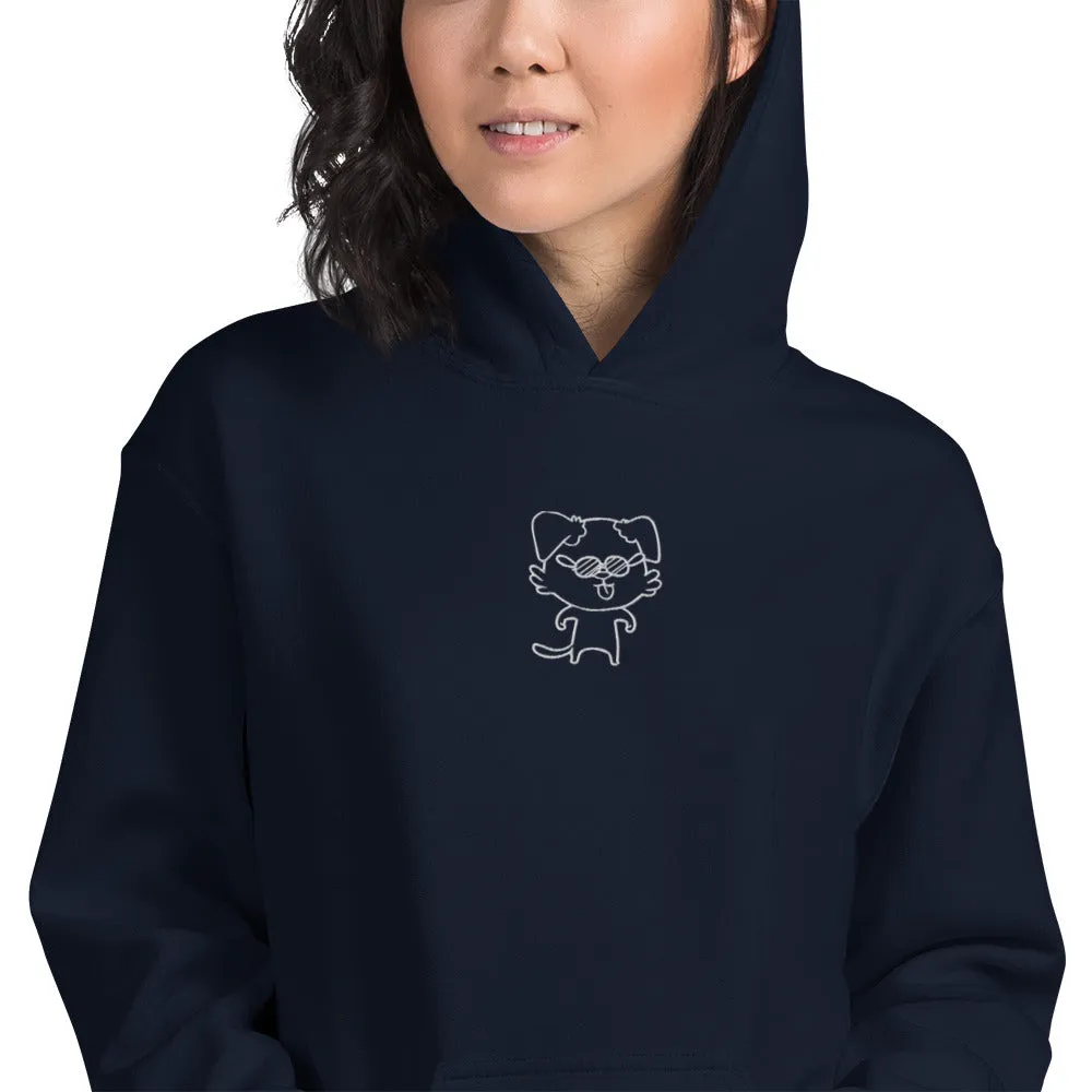 NOT THE LITTLE GUY Collection Mascot Embroidered Hoodie