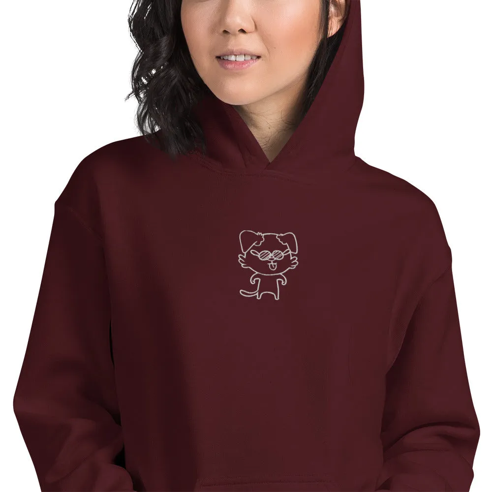 NOT THE LITTLE GUY Collection Mascot Embroidered Hoodie