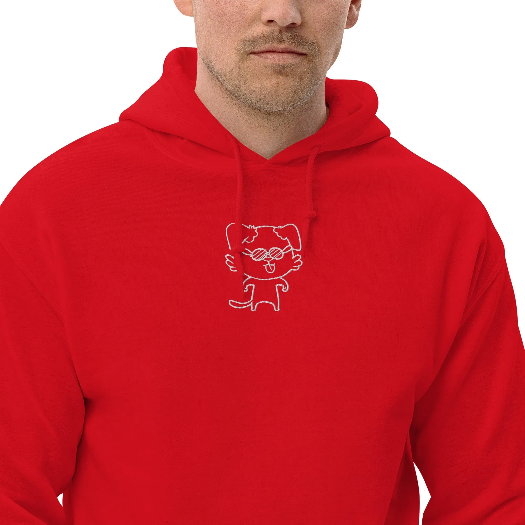 NOT THE LITTLE GUY Collection Mascot Embroidered Hoodie
