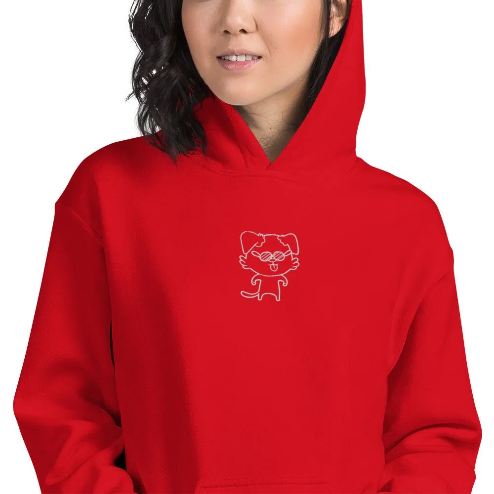 NOT THE LITTLE GUY Collection Mascot Embroidered Hoodie