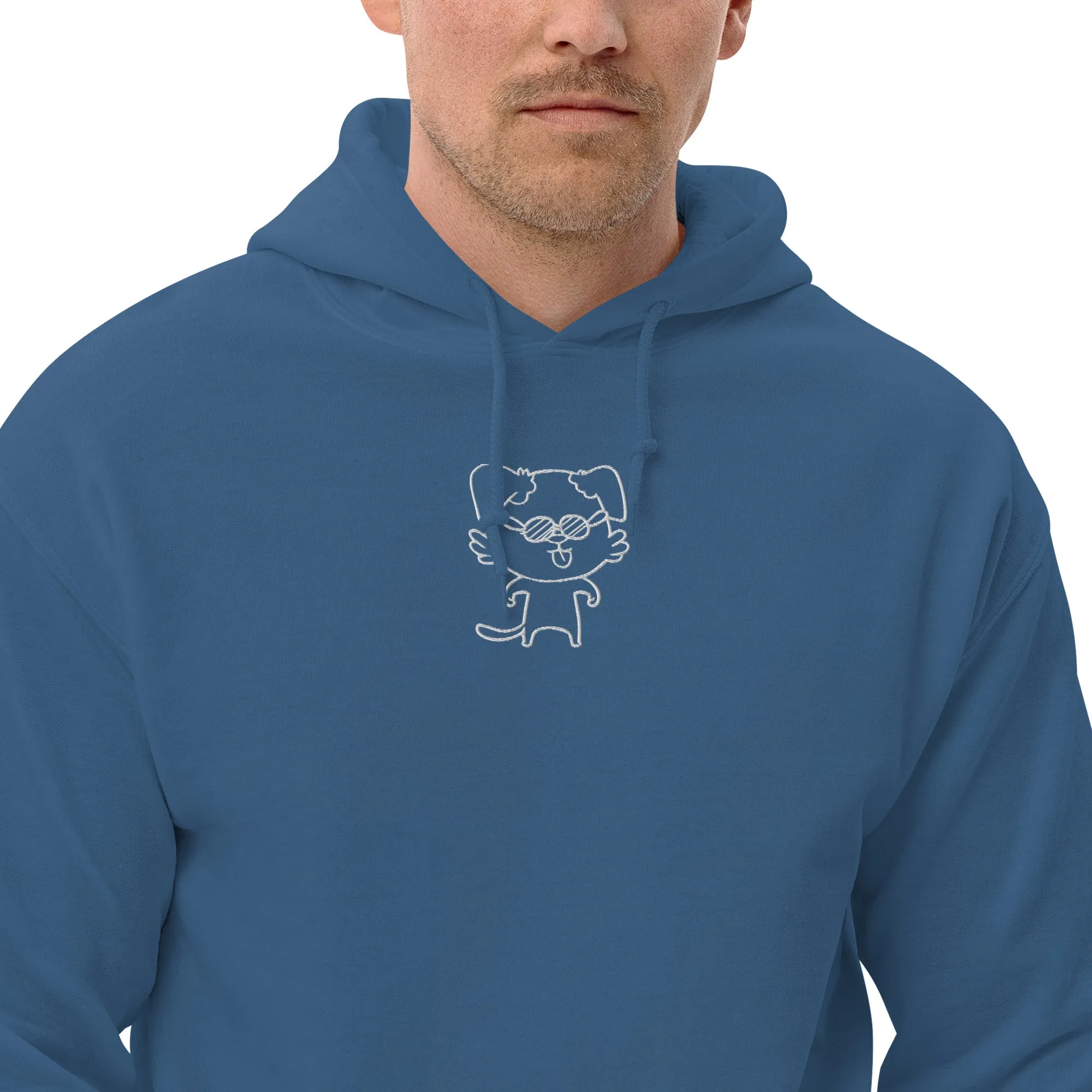 NOT THE LITTLE GUY Collection Mascot Embroidered Hoodie