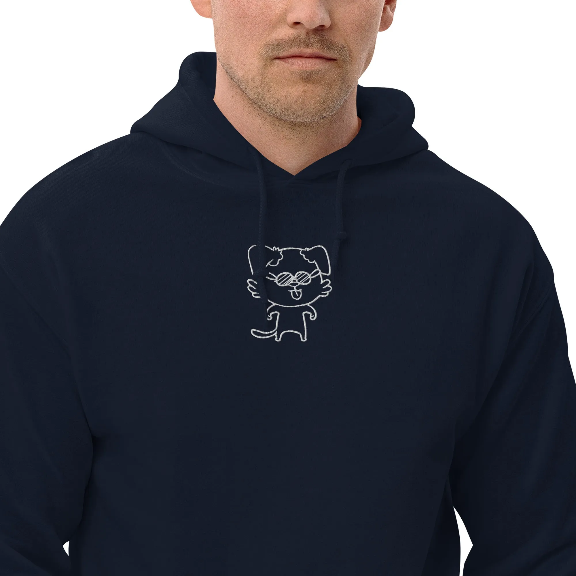 NOT THE LITTLE GUY Collection Mascot Embroidered Hoodie