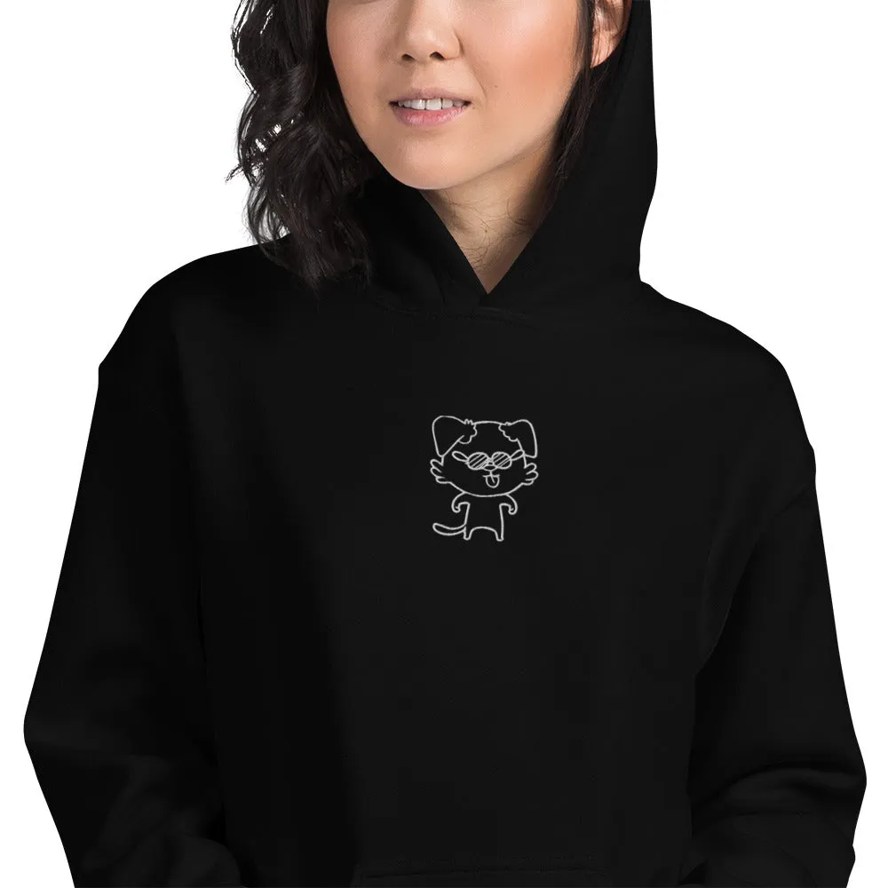 NOT THE LITTLE GUY Collection Mascot Embroidered Hoodie