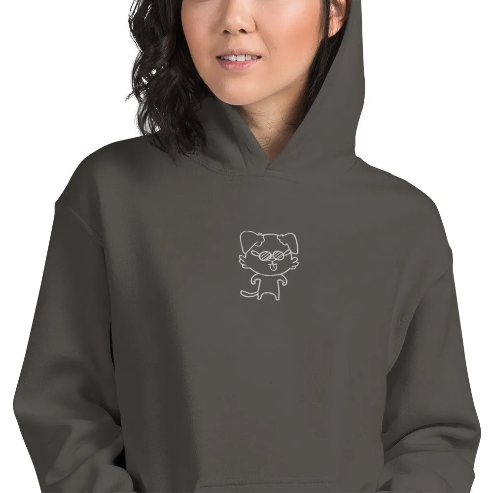 NOT THE LITTLE GUY Collection Mascot Embroidered Hoodie