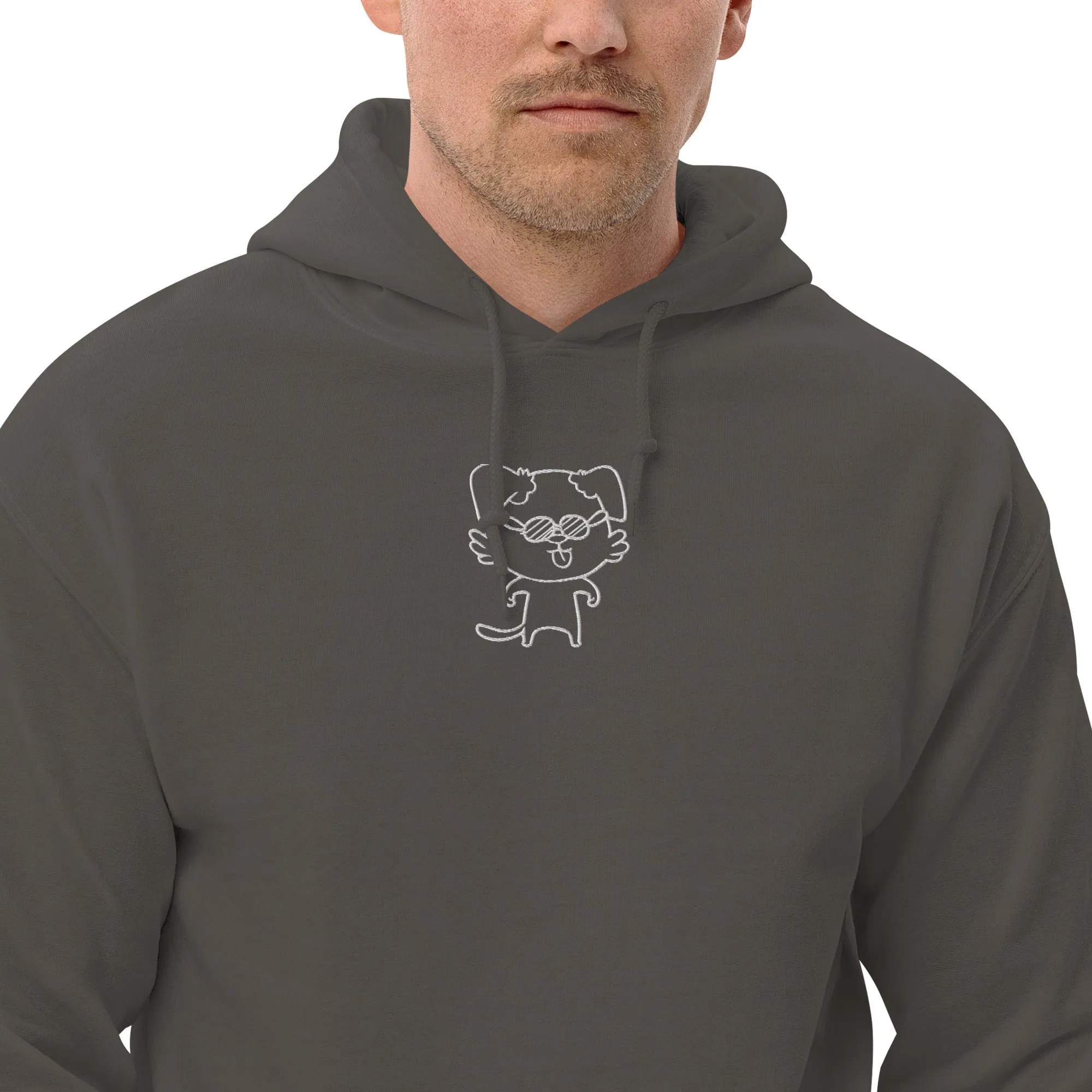 NOT THE LITTLE GUY Collection Mascot Embroidered Hoodie