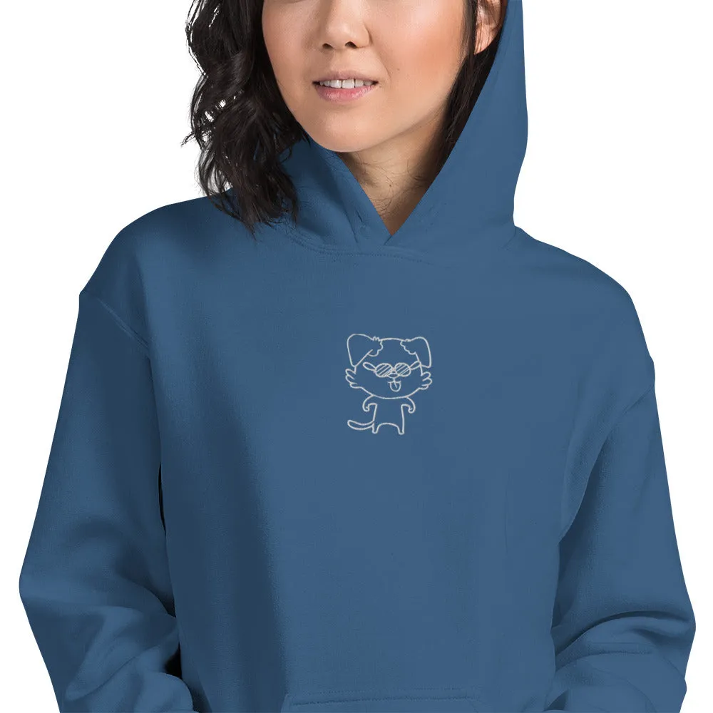 NOT THE LITTLE GUY Collection Mascot Embroidered Hoodie