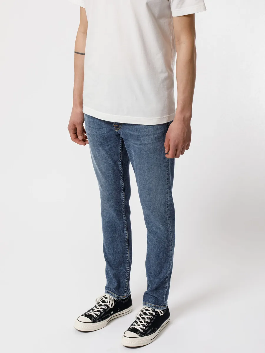 【Nudie Jeans】中腰合身錐形／Lean Dean Blue Vibes