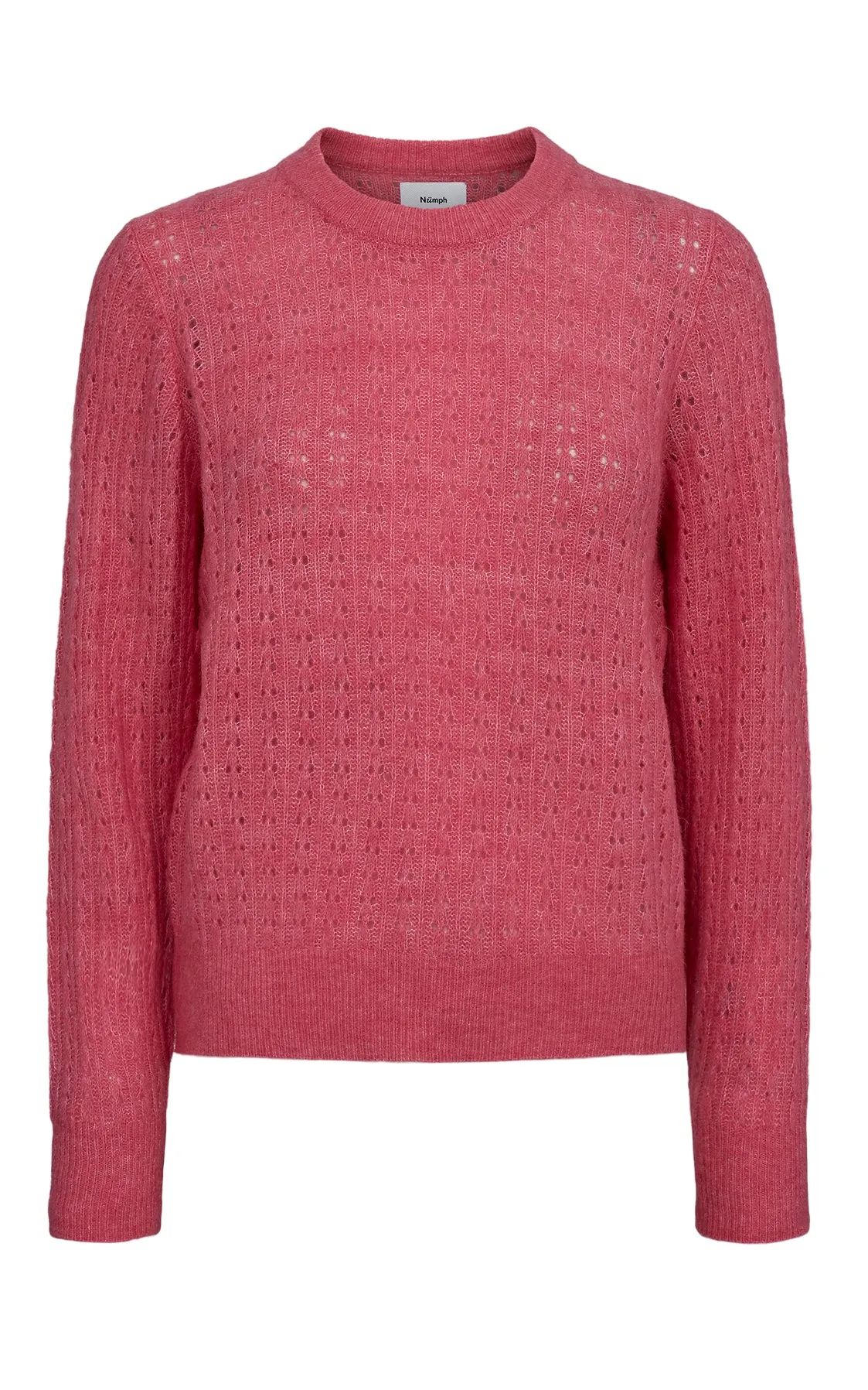 Nuriette Pointelle Pullover Camellia Rose