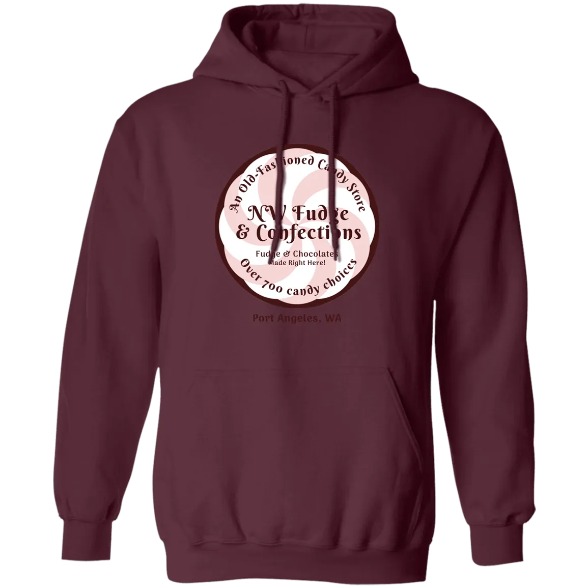 NW Fudge & Confections Pullover Hoodie
