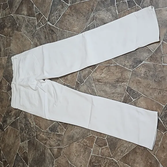 NWOT Rag &amp; Bone Cigarette Jeans Waterbury Buttons Sz 25 in White