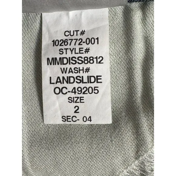 NWT NYDJ Sheri High Waist Slim Straight Leg Jeans in Landslide Medium Wash Sz 2