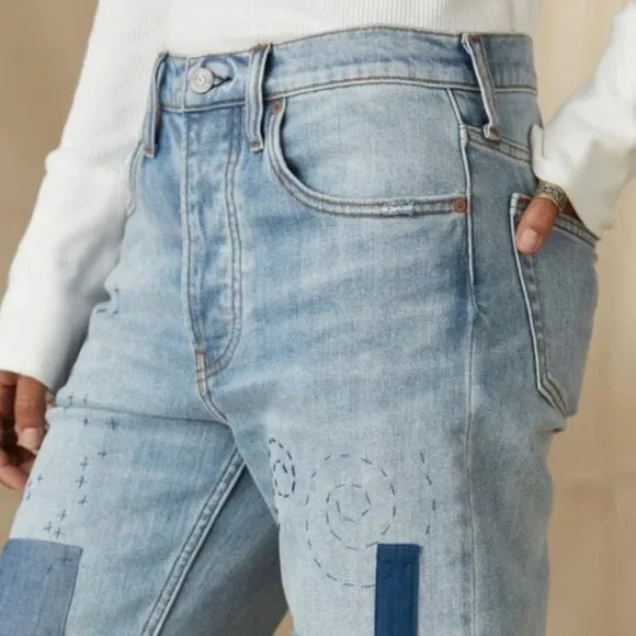 NWT Sundance Avalee Patchwork Jeans | Size 27