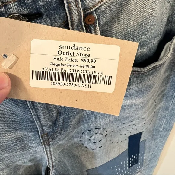 NWT Sundance Avalee Patchwork Jeans | Size 27