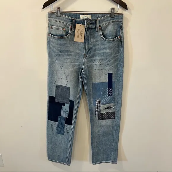NWT Sundance Avalee Patchwork Jeans | Size 27