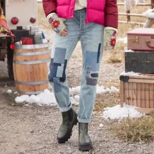 NWT Sundance Avalee Patchwork Jeans | Size 27
