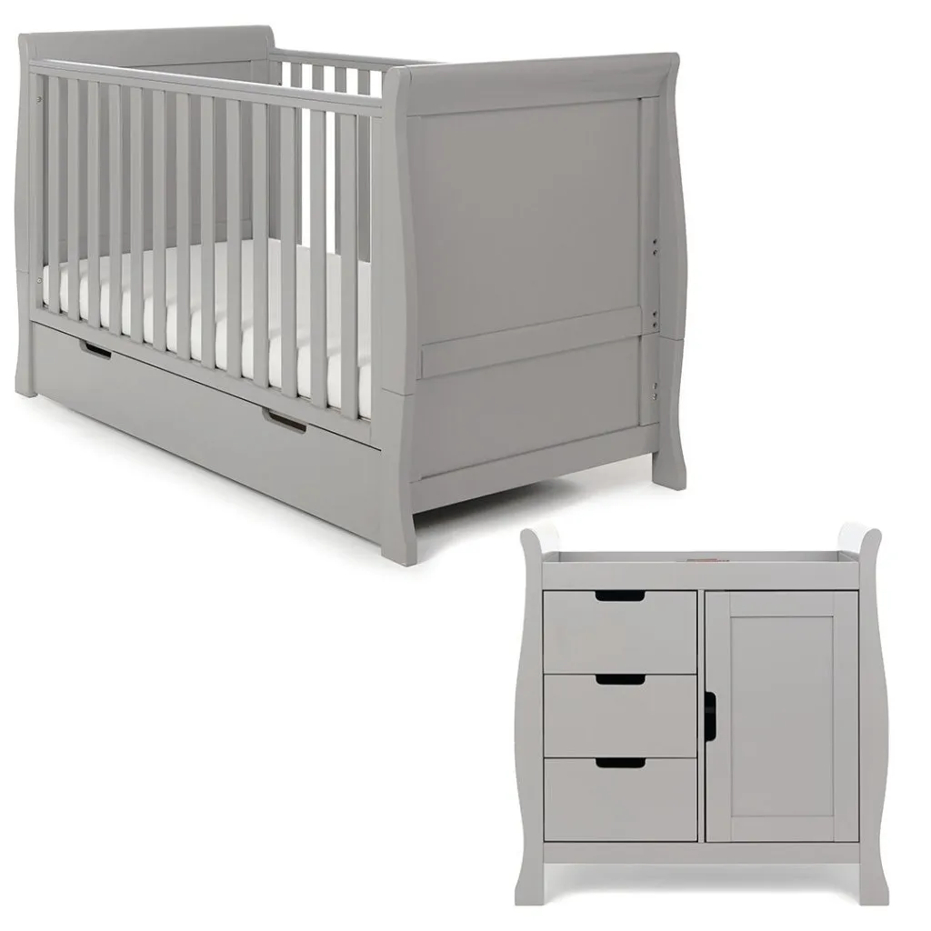OBABY Stamford Classic 2 Piece Room Set - Warm Grey