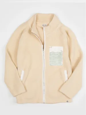 Ocean Waves Sherpa Jacket