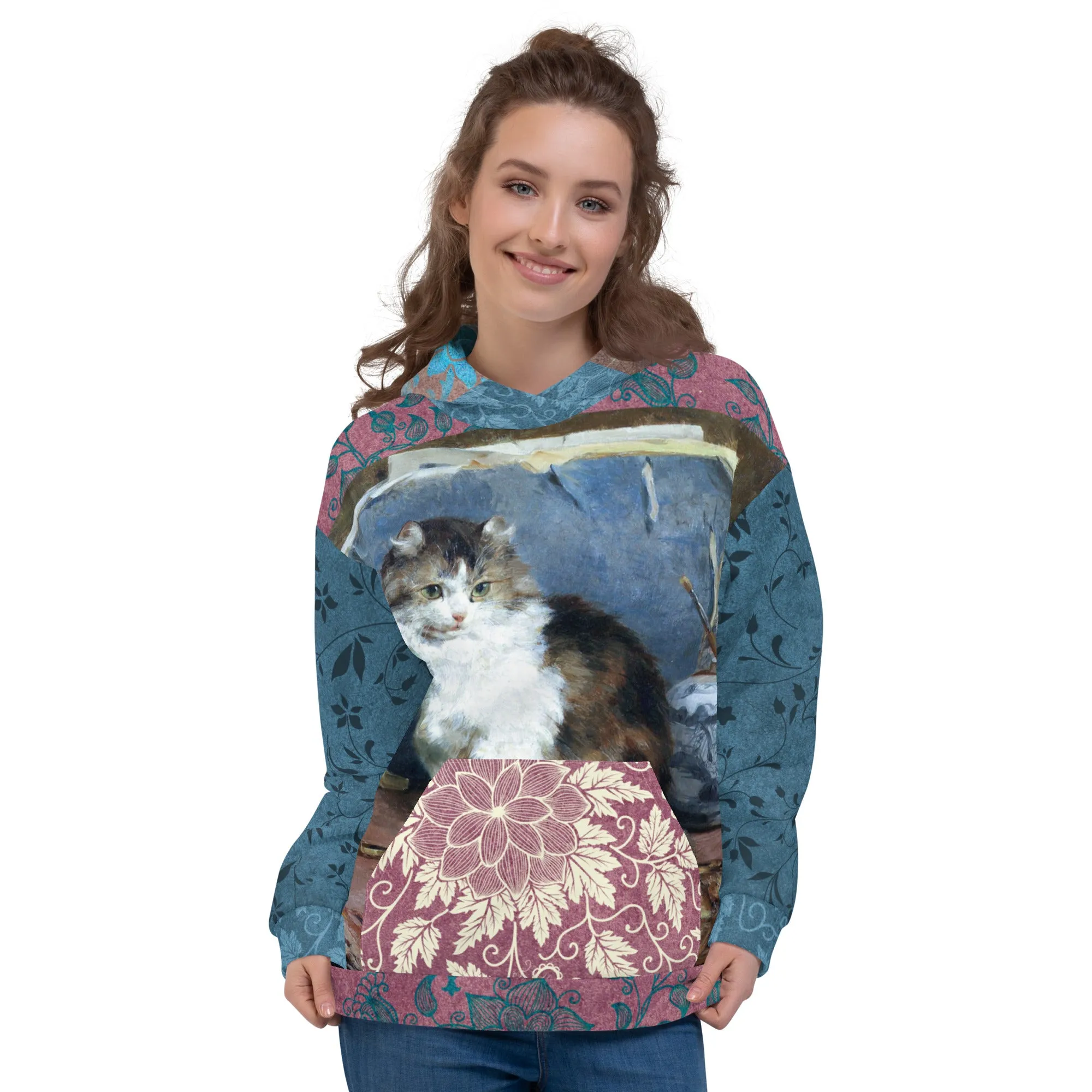 Odd Couple Calico Cat Hoody