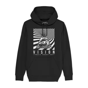 Official Vision Collaboration White Unisex Cruiser Iconic Hoodie