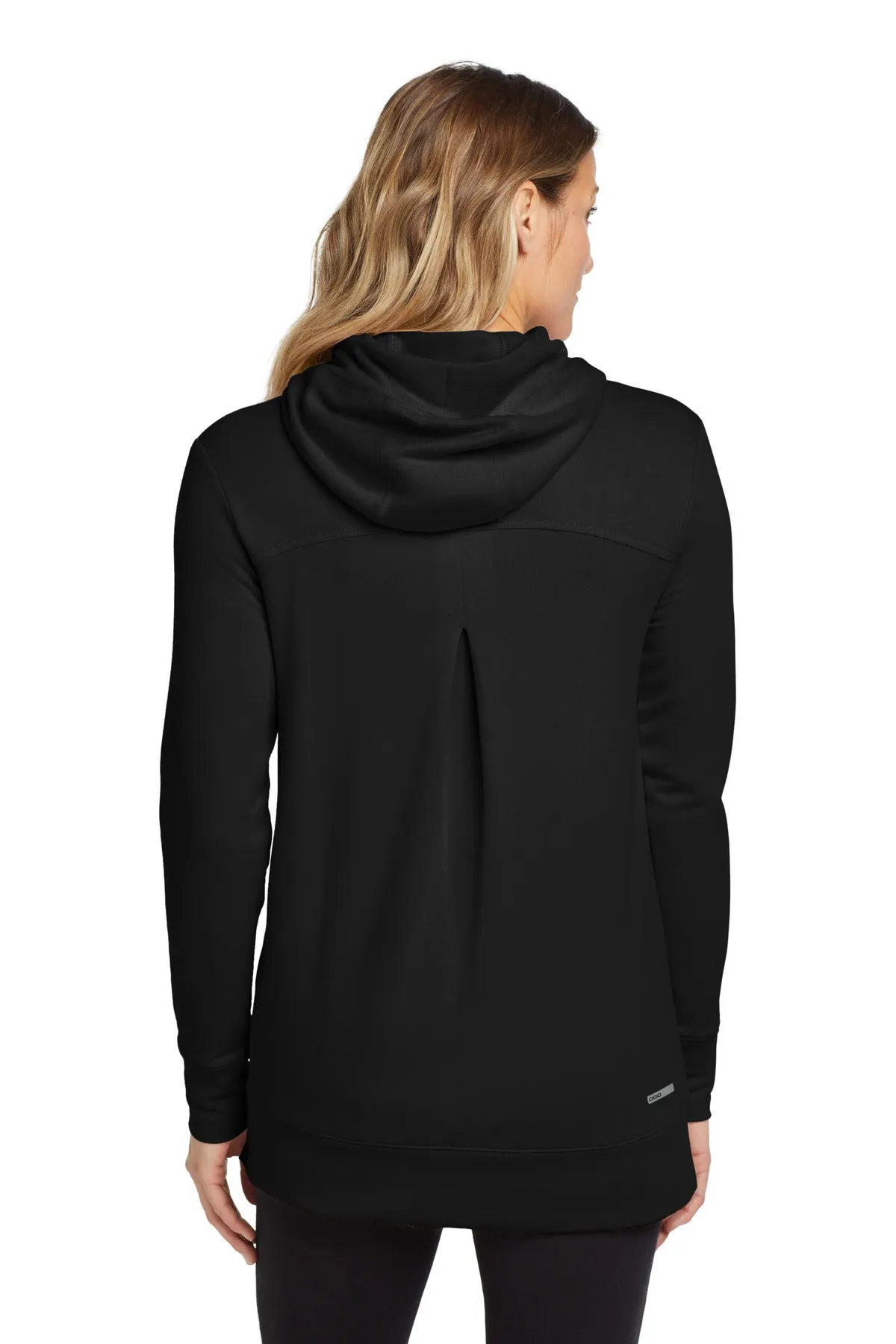 OGIO  Women's Luuma Pullover Fleece Hoodie. LOG810 Blacktop