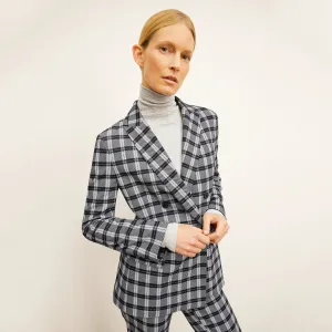 O'Hara Boyfriend Blazer - Knit Suiting :: Checkmate