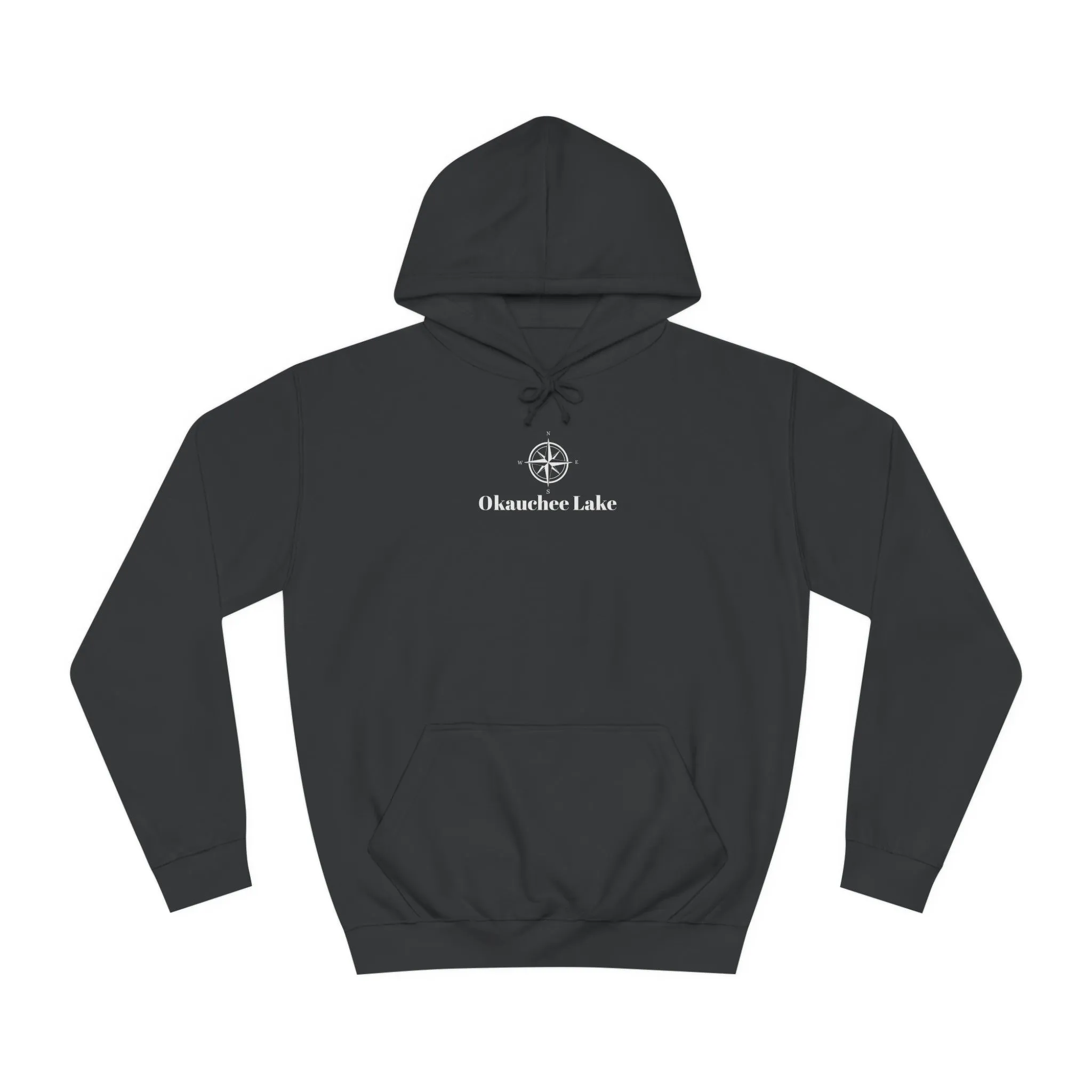 Okauchee Lake Compass Rose Medium Weight Hoodie