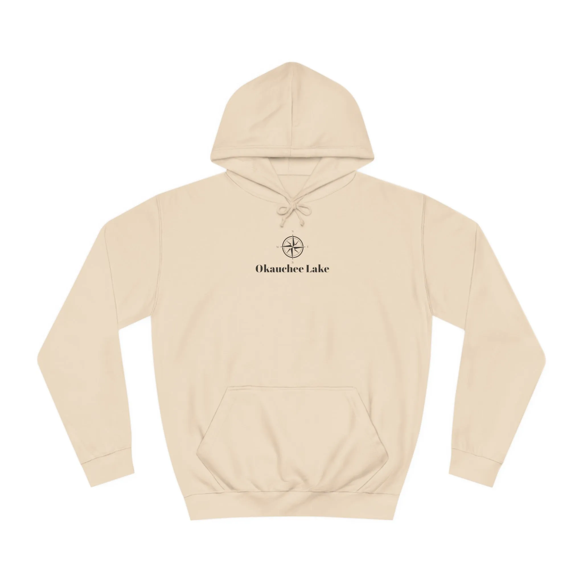 Okauchee Lake Compass Rose Medium Weight Hoodie
